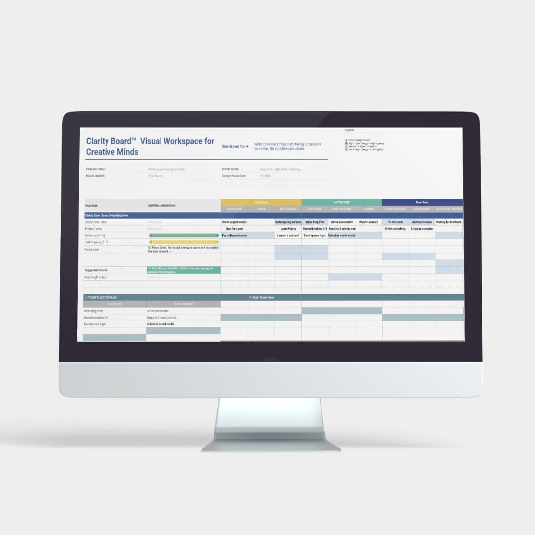 Clarity Board™ | Productivity Tools for Creative Minds